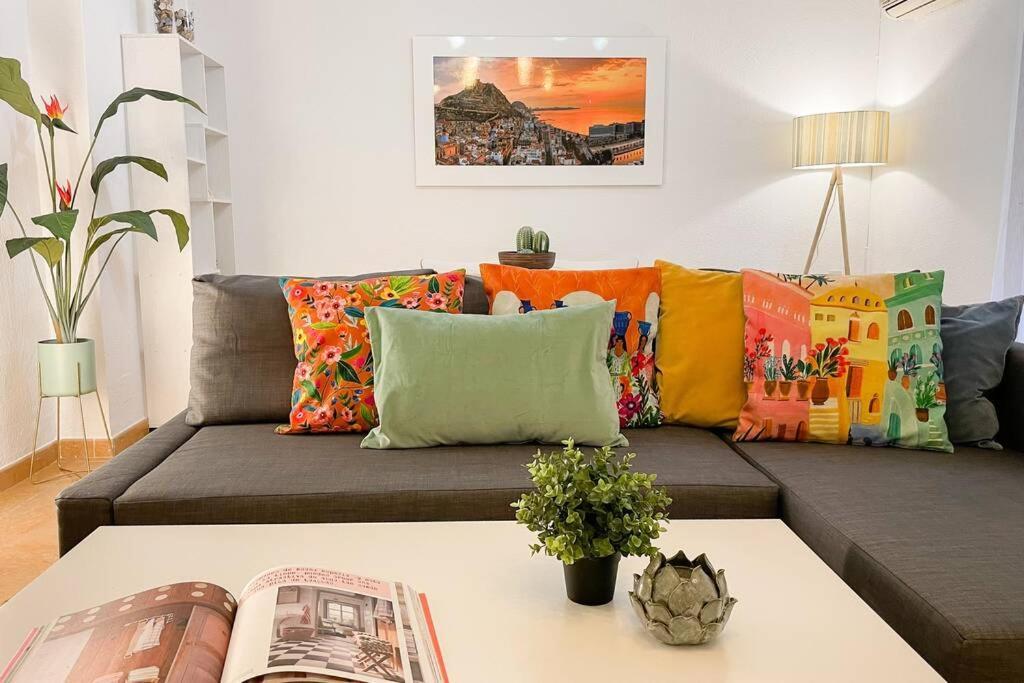 Coqueto Y Amplio Apartamento A 15 Min De La Playa Alicante Eksteriør bilde