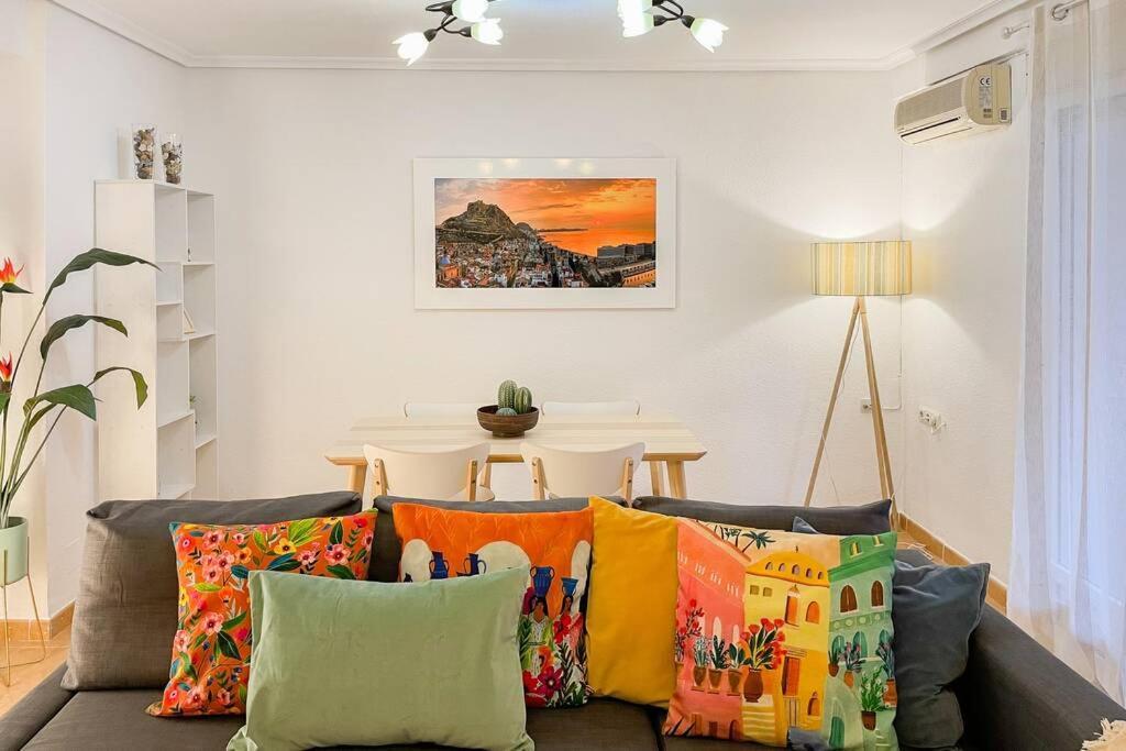 Coqueto Y Amplio Apartamento A 15 Min De La Playa Alicante Eksteriør bilde